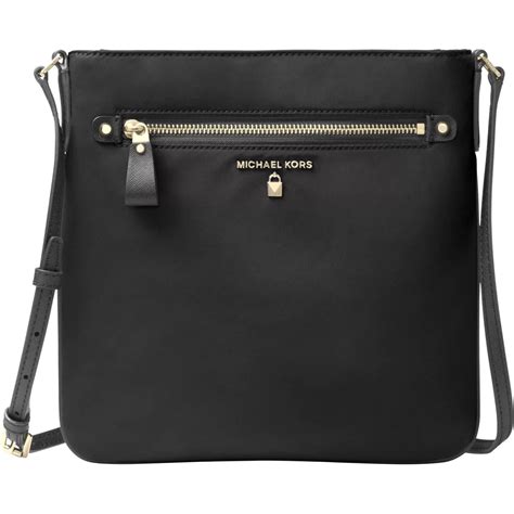 michael kors nylon tote with leather lining|Michael Kors nylon crossbody bag.